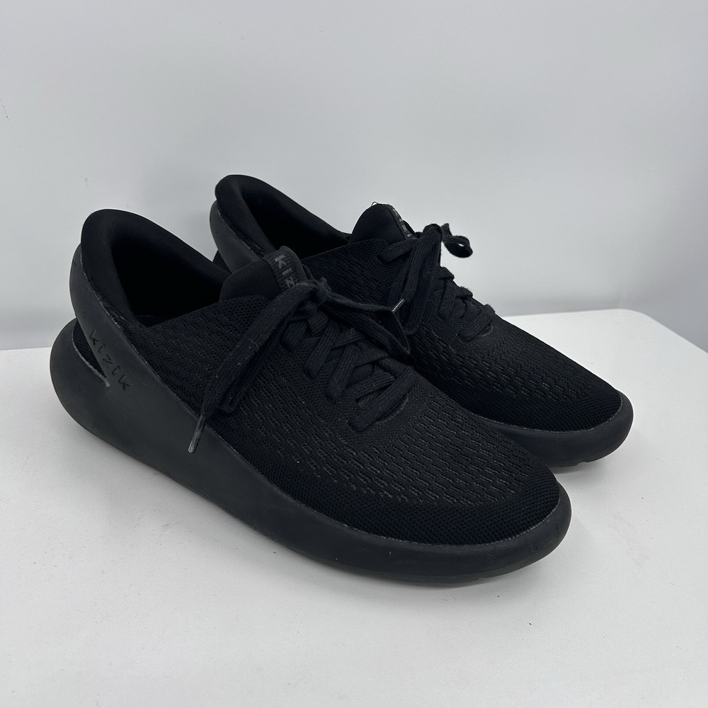 Kizik Unisex Roamer Hands‎ Free Step-In Sneaker Shoes Mens 8 Womens 9.5 Black